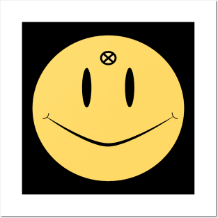 X Smiley Face Posters and Art